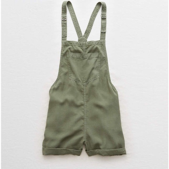 aerie green overalls